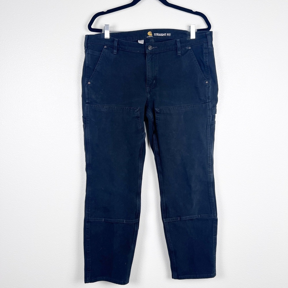 Carhartt Women's‎ Straight Fit Carpenter Pants Black Sz 16